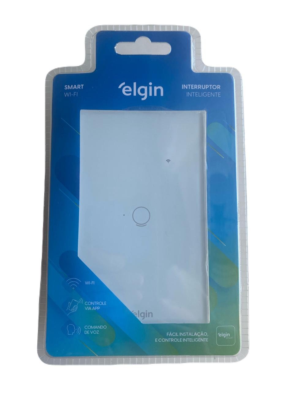 Interruptor Inteligente 1 Botão Branco 4x2 WiFi Elgin - Image 2