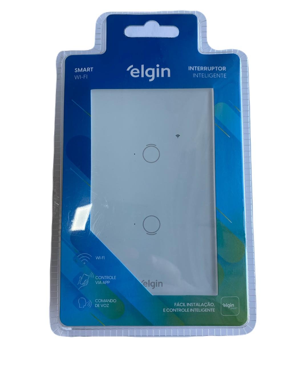 Interruptor Inteligente 2 Botões Branco 4x2 WiFi Elgin - Image 2